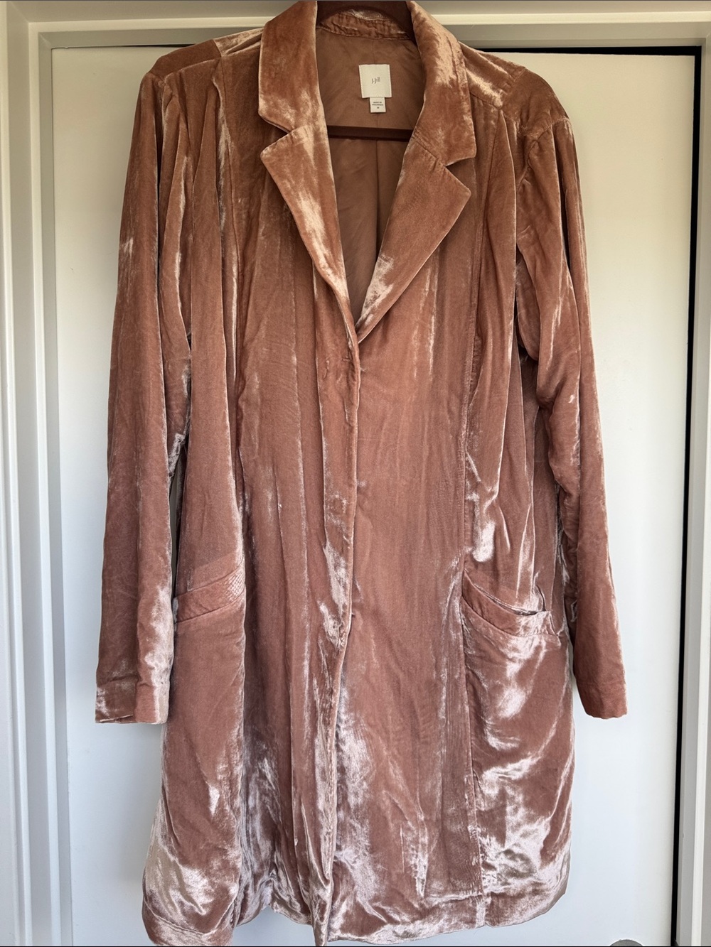 J. Jill Velvet Blazer in Dusty Rose